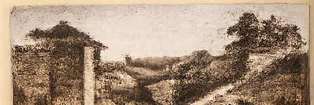 Early permanent photograph style image